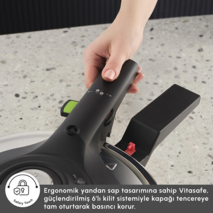 Karaca Vitasafe Düdüklü Tencere Seti 4+6 Litre