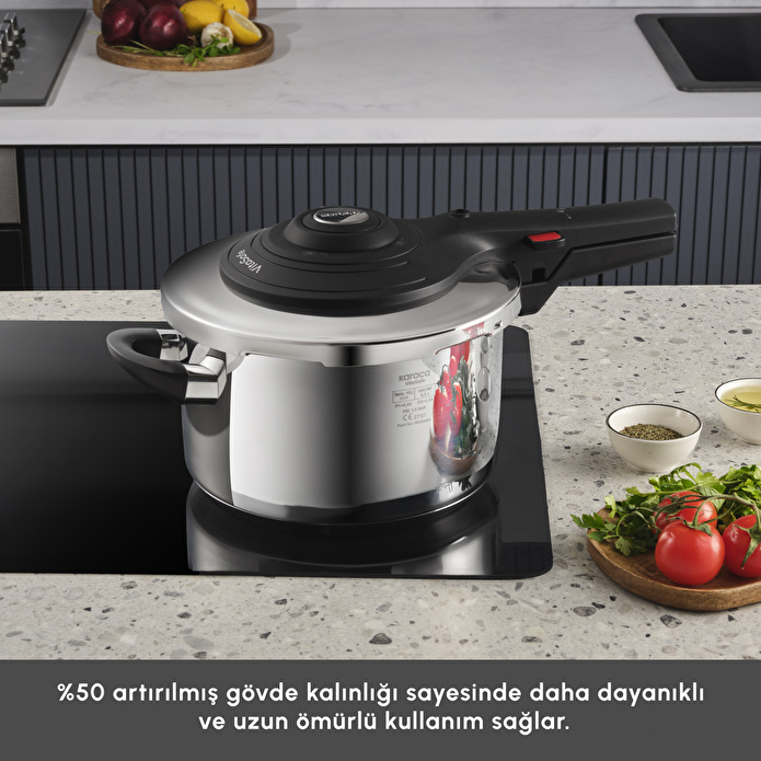 Karaca Vitasafe Düdüklü Tencere Seti 4+6 Litre