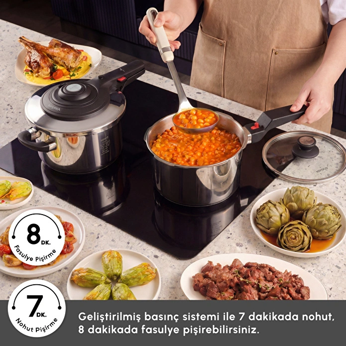 Karaca Vitasafe Düdüklü Tencere Seti 4+6 Litre