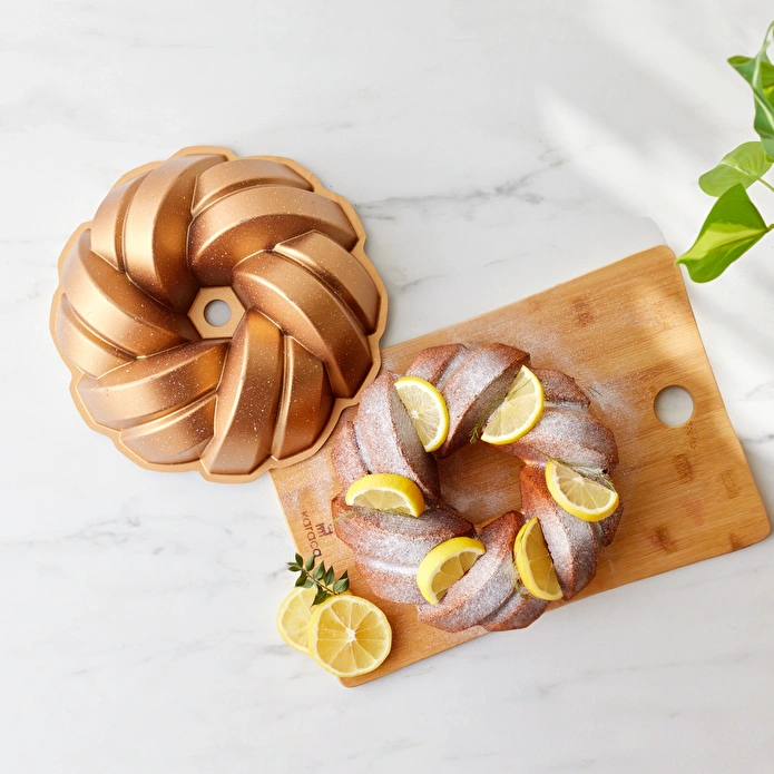 Emsan Cake Pro Örgü Gold Döküm Kek Kalıbı 26 cm