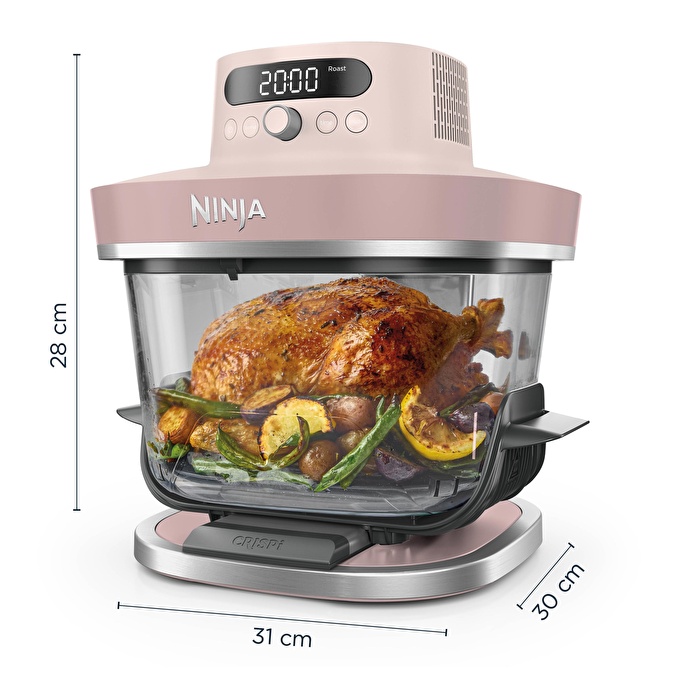 Ninja Crispi Pro 7-in-1 XL Cam Hazneli Pişirme Sistemi RoseQuartz