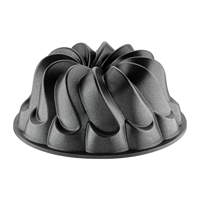 Emsan Black Shiny Flora Döküm Kek Kalıbı 22 cm