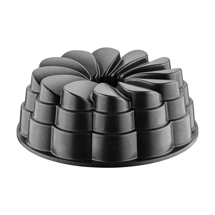 Emsan Black Shiny Rose Döküm Kek Kalıbı 22 cm