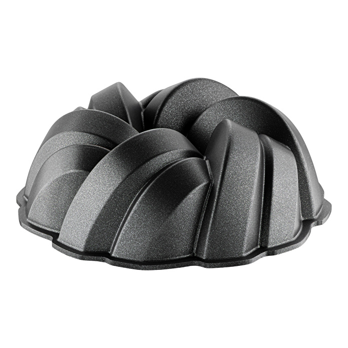 Emsan Black Shiny Slice Döküm Kek Kalıbı 22 cm