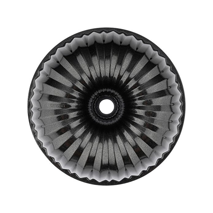 Emsan Black Shiny Stone Döküm Kek Kalıbı 22 cm