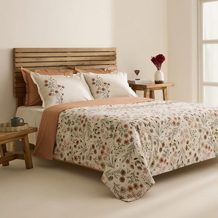 Karaca Home Velinor %100 Pamuk Çift Kişilik Nevresim Takımı Multicolour
