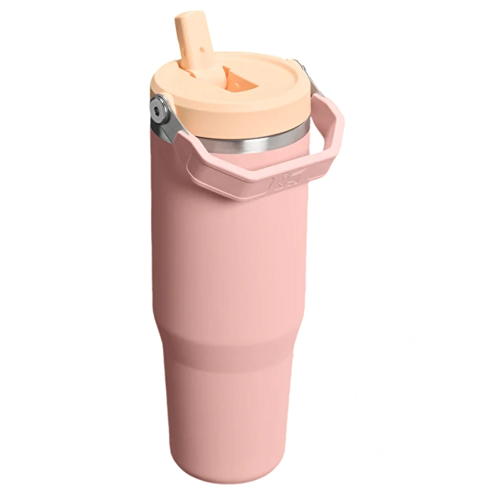 Stanley The IceFlow Flip Straw Pipetli Termos Bardak 890 Ml Peach Rose