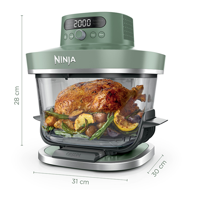 Ninja Crispi Pro 5-in-1 Cam Hazneli Pişirme Sistemi - Moss Green