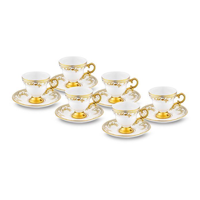 Emsan Golden 6 Kişilik Kahve Fincan Takımı 90 ml