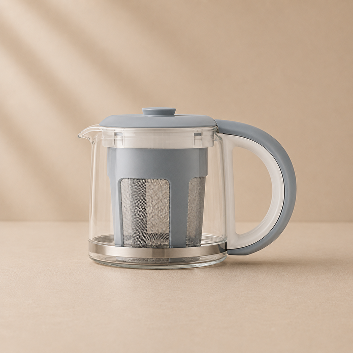 Homend Royaltea Plastik Çay Makinesi Yedek Parça Cam Demlik