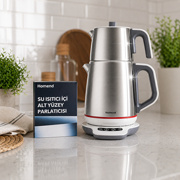 Homend Kettle & Çay Makinesi Temizlik ve Parlatma Tableti 5’li Paket