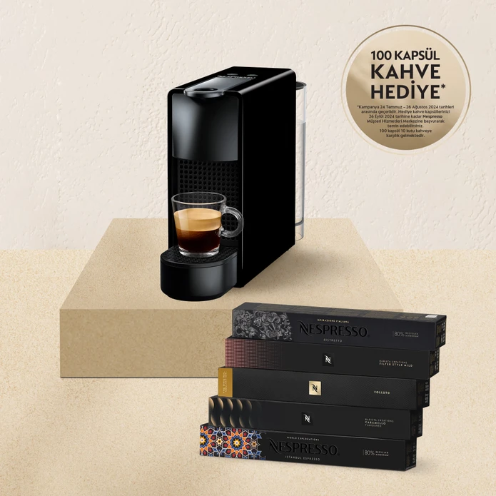 Nespresso C30 Essenza Mini Siyah Kahve Makinesi