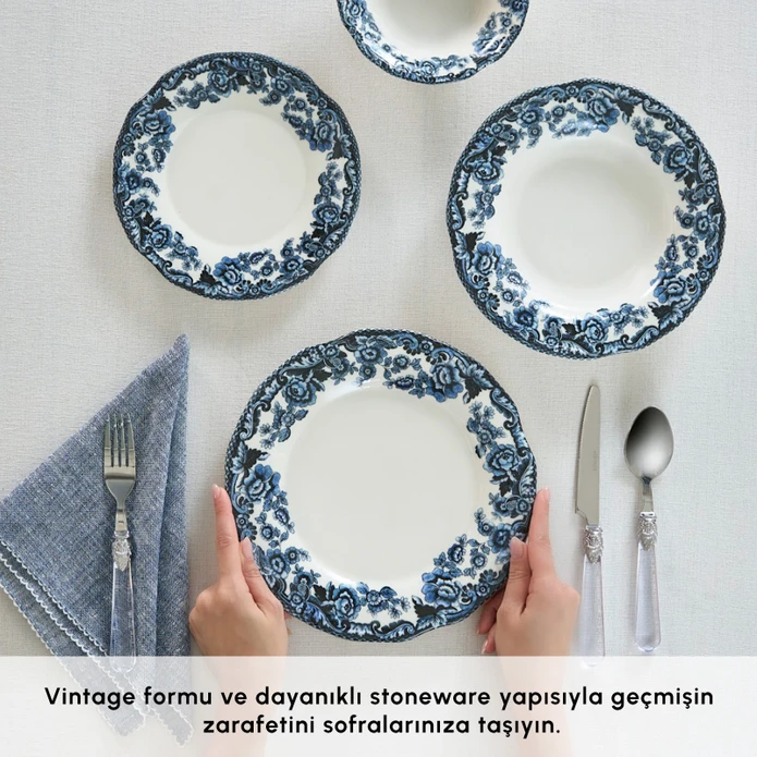 Karaca Melora 24 Parça 6 Kişilik Yemek Takımı