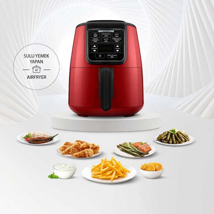 Karaca Air Pro Cook XL 2 in 1 Airfryer Ruby