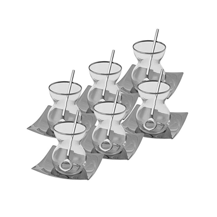 Karaca Moza 18 Parça 6 Kişilik Çay Seti