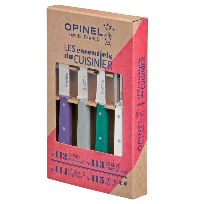 Opinel Les Essentials Art Deco 4'lü Bıçak Seti