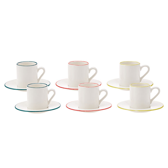 Karaca Akide 6 Kişilik Kahve Fincan Takımı