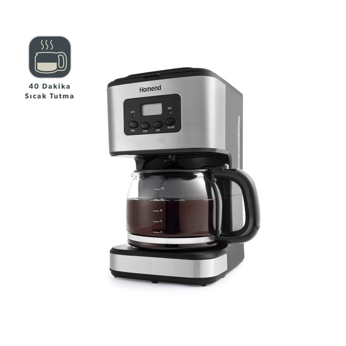 Homend Coffebreak 5046h Otomatik Zaman Ayarlı XL 12 Fincan Filtre Kahve Makinesi
