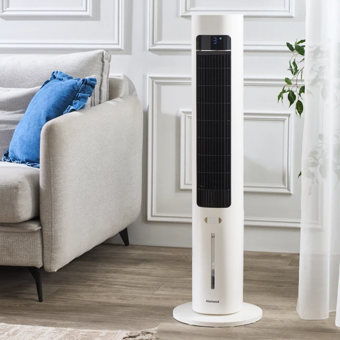 Homend Fanomen 9011H Uzaktan Kumandalı Soğuk Su ve Buz Hazneli Kule Tipi Vantilatör 60W