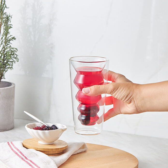 Karaca Pia Çift Cidarlı Capuccino Bardağı 330 ml