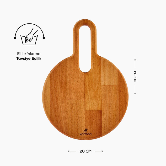 Karaca Urbanwood Round Kesme Tahtası Large