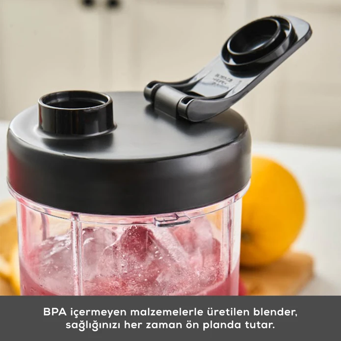 Karaca Blend ve Rush Inox Personal Kişisel Smoothie Blender Black