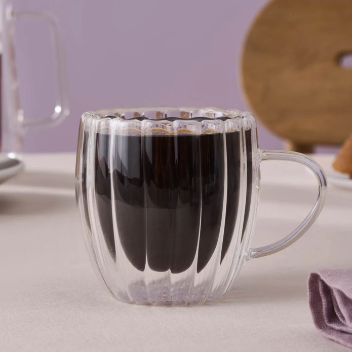 Karaca Pia Alya Çift Cidarlı Mug 240 Ml