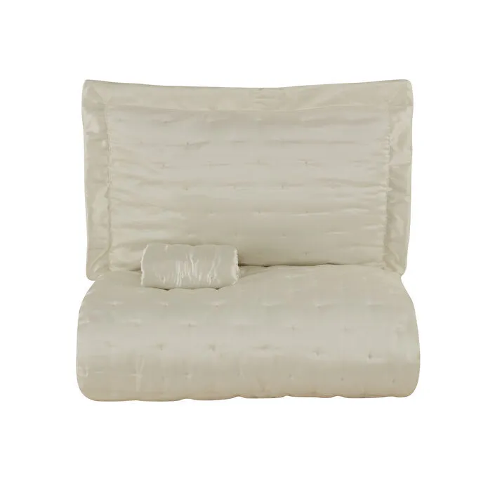 Karaca Home Glamour Çift Kişilik Yatak Örtüsü Beyaz