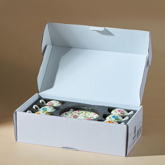 Karaca Flora 6 Kişilik Kahve Fincan Takımı 90 ml