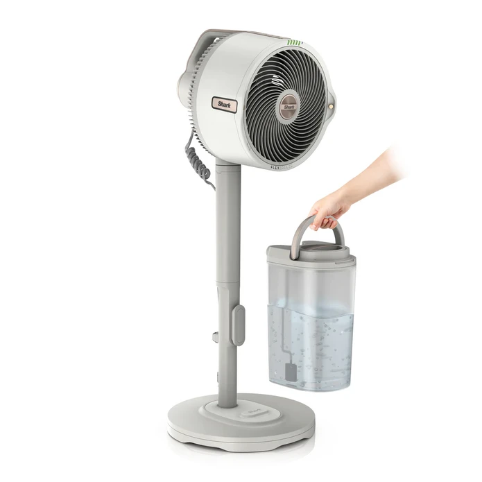 Shark FlexBreeze ProMist Taşınabilir Buharlı Fan İç ve Dış Mekan Uyumlu, Beyaz