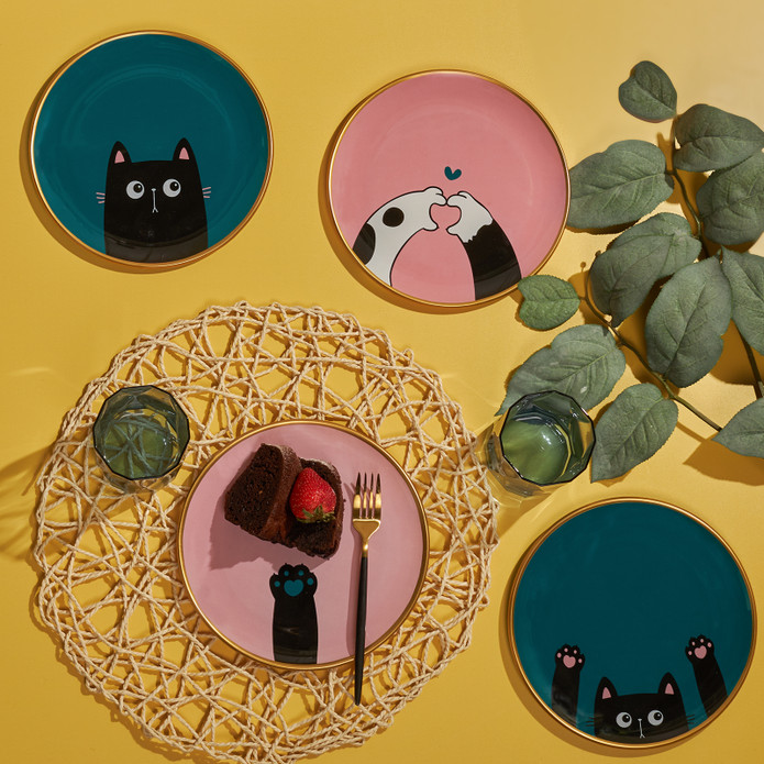 Karaca Paws 4'lü Pasta Takımı