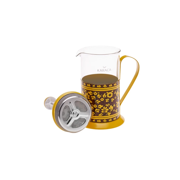 Karaca İznik Vefa Borosilikat Cam French Press 600 ml