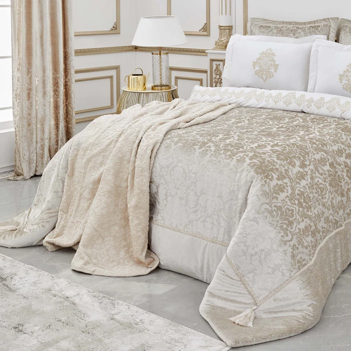 Karaca Home Volante Gold Perde Hediyeli 12 Parça Çeyiz Seti