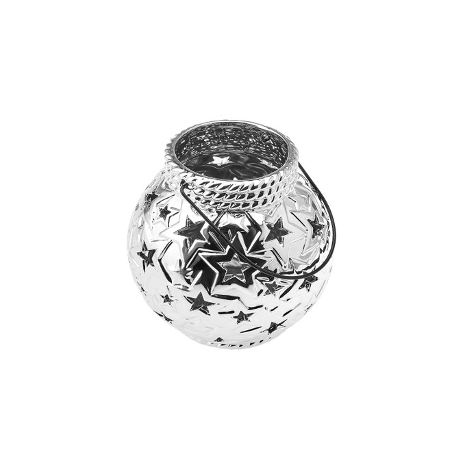 Karaca Home Star Mumluk Silver 10x9,8cm
