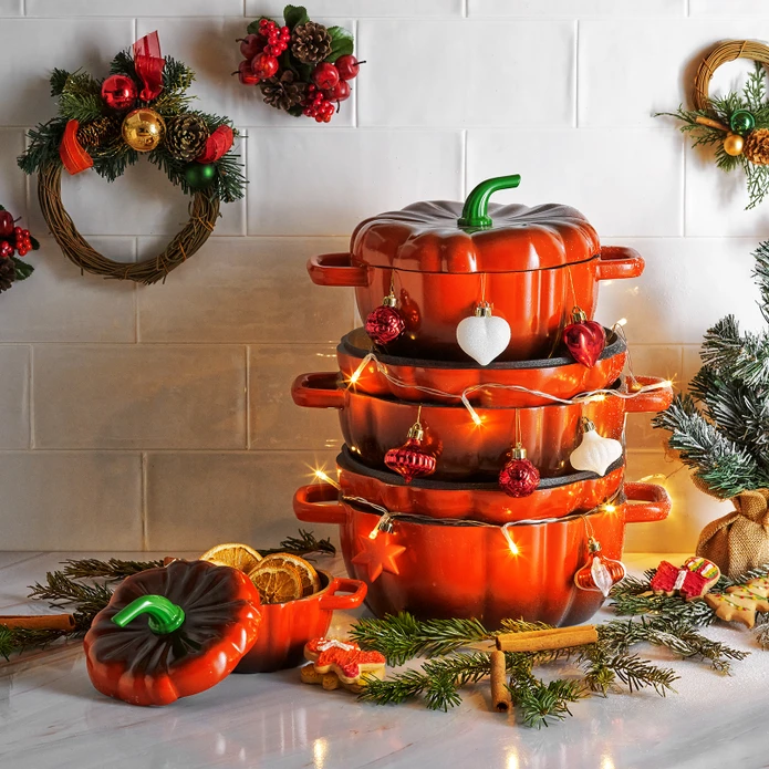 Karaca Biogranit Pumpkin Tencere 16 Cm Turuncu