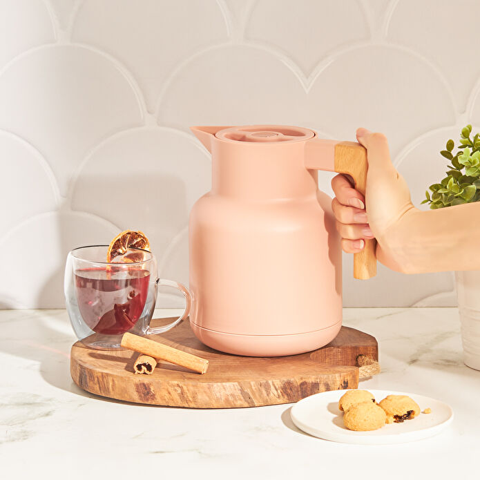 Karaca Monic Çelik Termos Pink 1 L