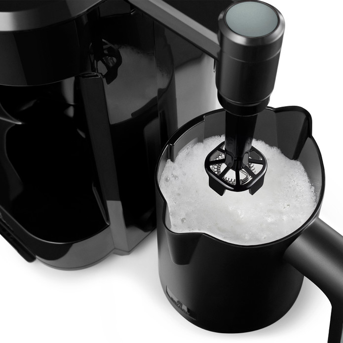 Karaca Hatır Barista Latte Cappuccino, Közde Türk Kahvesi, Sütlü Türk Kahvesi, Sütlü İçecek Hazırlama Makinesi Antrasit 5 Fincan Kapasiteli Bol Köpüklü