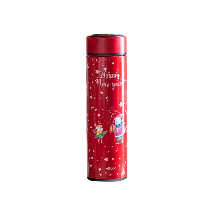 Karaca New Year Polar Bear Çelik Termos 500 ml