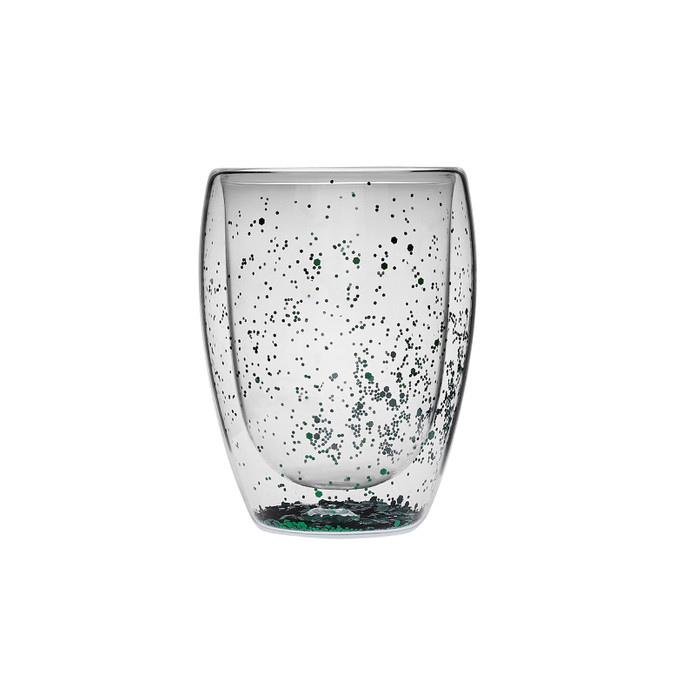 Karaca Pia Green Glitter Su Bardağı 350 ml