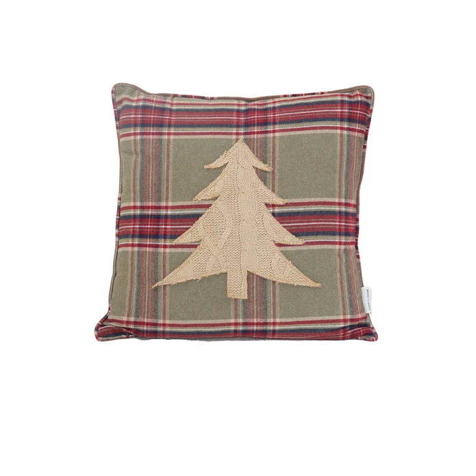 Karaca Woodland Yeşil Ağaçlı Kırlent 45x45 cm