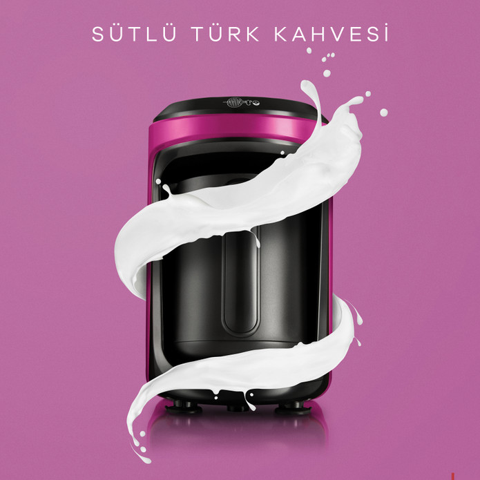 Karaca Hatır Hüps Sütlü Türk Kahve Makinesi Blush Pink
