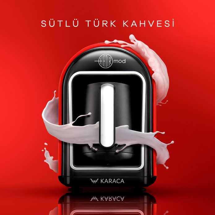 Karaca Hatır Mod Sütlü Türk Kahve Makinesi Red