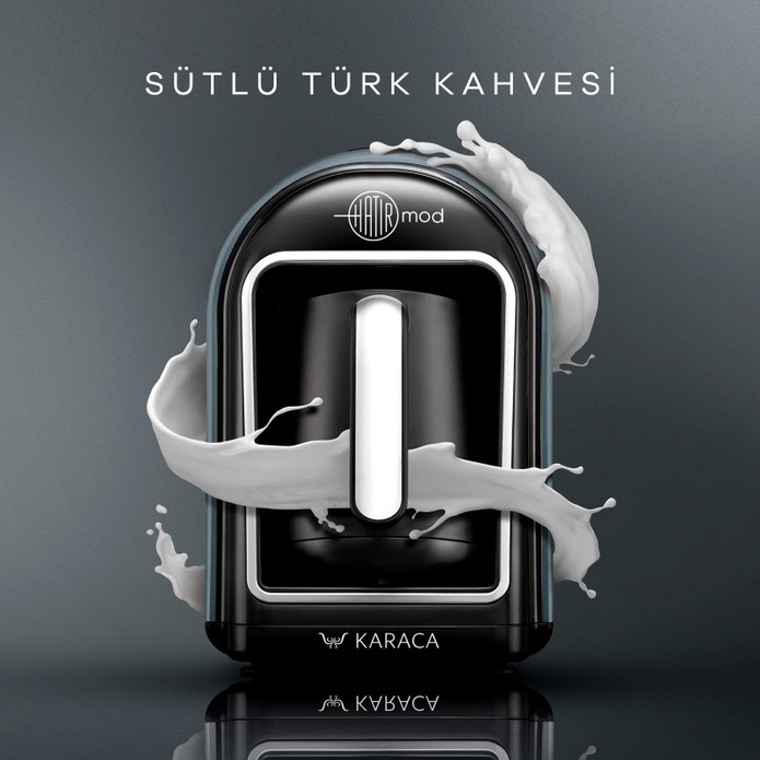 Karaca Hatır Mod Sütlü Türk Kahve Makinesi Silver