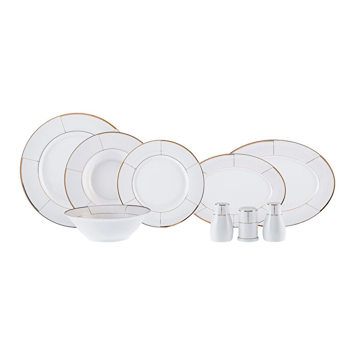 Karaca Millie New Bone 56 Parça 12 Kişilik Yemek Takımı