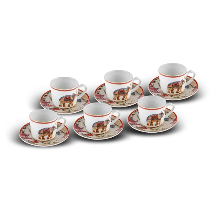 Karaca Moris 6 Kişilik Kahve Fincan Takımı 80 ml