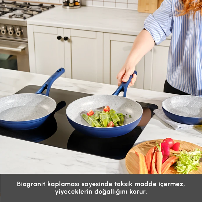 Karaca Biogranit Berra 3'lü Tava Seti