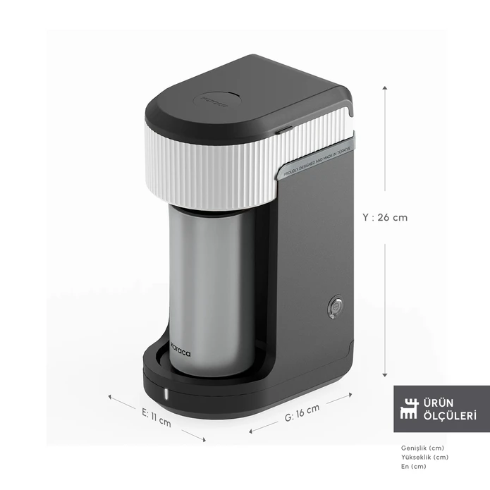 Karaca Mono Black Filtre Kahve Makinesi Starlight