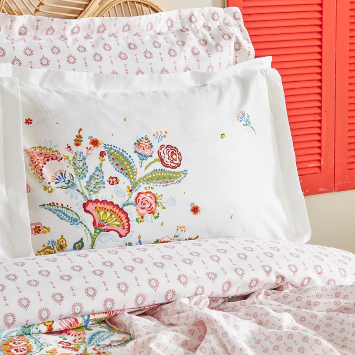 Karaca Home Sarthe %100 Pamuk Çift Kişilik Nevresim Pike Takımı Multicolor