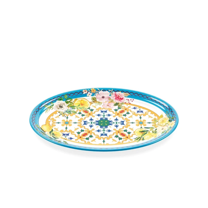 Guzzini Flower Lemon Oval Tabak 35,5 cm x 25,5 cm x 3 cm