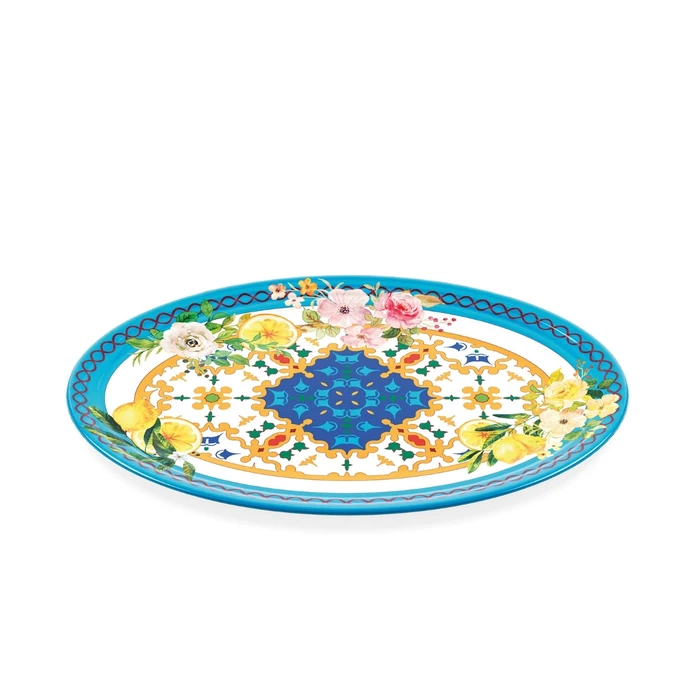 Guzzini Flower Lemon Oval Tabak 50 cm x 36 cm x 3 cm